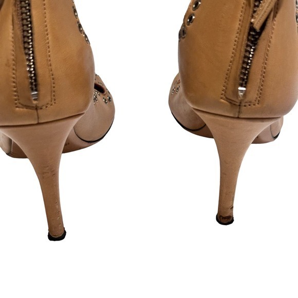 Isabel Marant Lelie Ghillies Leather Lace-Up Sandals in‎ Taupe size 39 US 8 - Picture 7 of 13